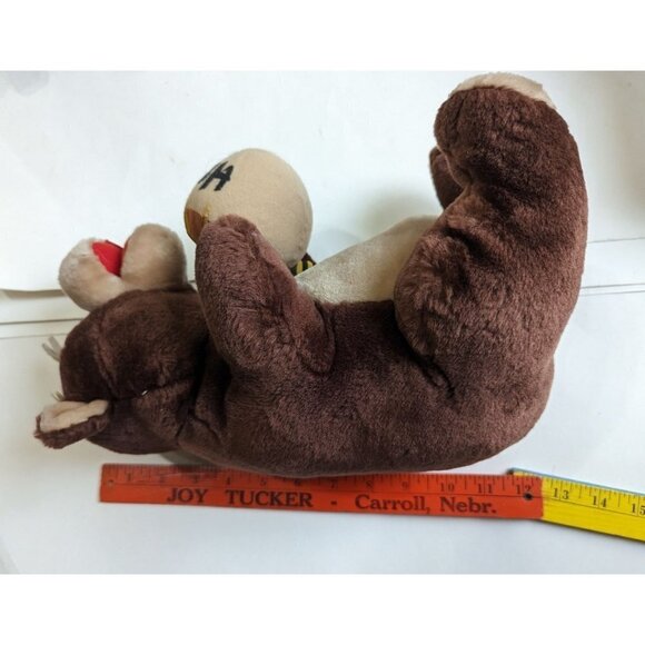 SHALOM TOY CO Plush Stuffed anima  Teddy Bear with honey pot and bees 12 inch - Picture 9 of 9